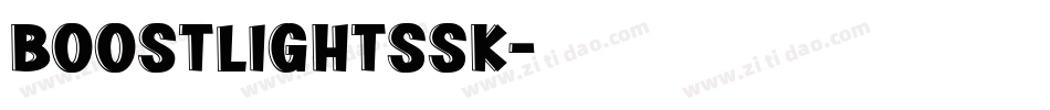 BoostLightSSK字体转换