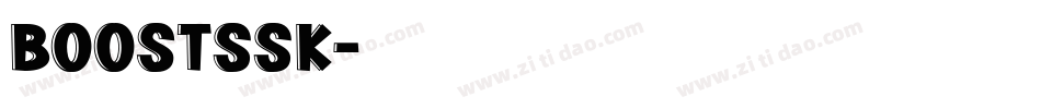 BoostSSK字体转换