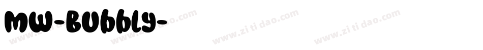 MW-Bubbly字体转换