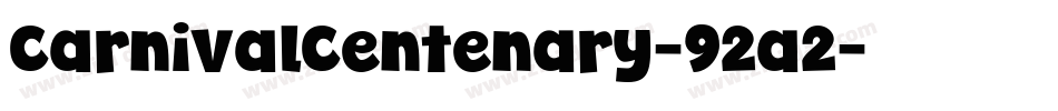 CarnivalCentenary-92a2字体转换