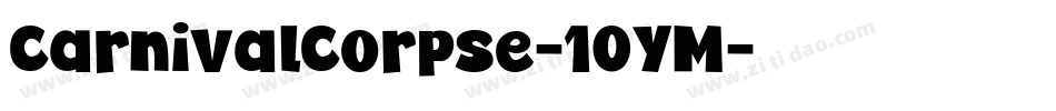 CarnivalCorpse-10YM字体转换