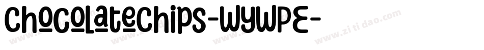 ChocolateChips-WyWPE字体转换