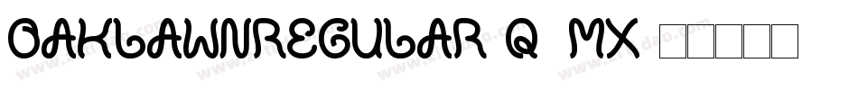 OakLawnRegular-q1Mx字体转换