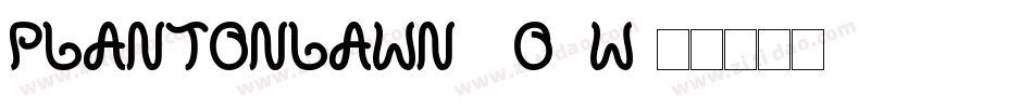 PlantOnLawn-2o6W字体转换