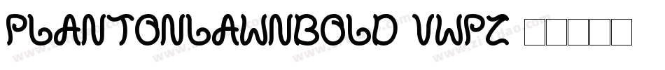 PlantOnLawnBold-vwpZ字体转换