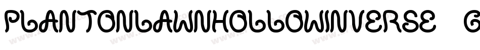 PlantOnLawnHollowInverse-1g6Z字体转换