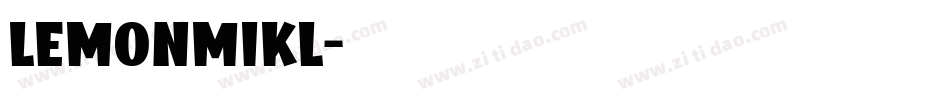 LEMONMIKL字体转换