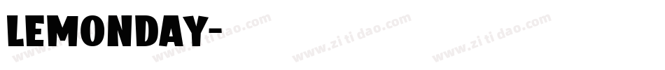Lemonday字体转换