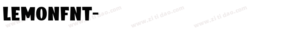 Lemonfnt字体转换