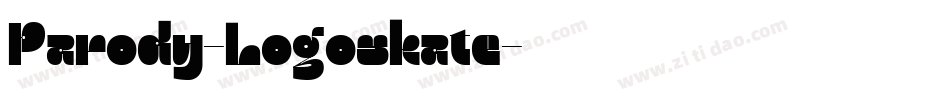 Parody-Logoskate字体转换