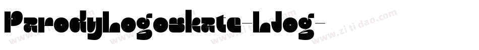 ParodyLogoskate-LJog字体转换