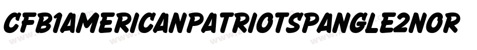 Cfb1AmericanPatriotSpangle2Normal-J8J7字体转换