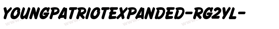 YoungPatriotExpanded-rg2yL字体转换