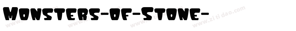 Monsters-of-Stone字体转换