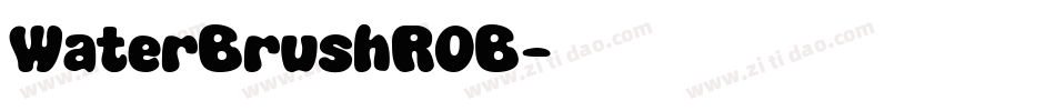 WaterBrushROB字体转换