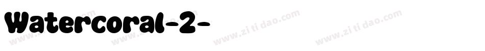 Watercoral-2字体转换