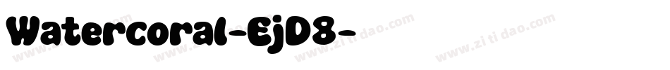 Watercoral-EjD8字体转换