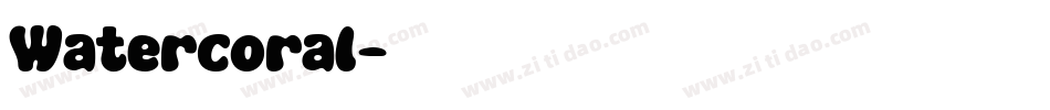 Watercoral字体转换