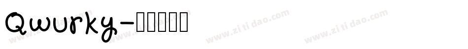 Qwurky字体转换