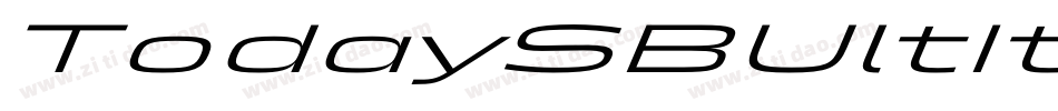 TodaySBUltIta字体转换