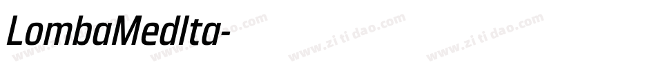 LombaMedIta字体转换