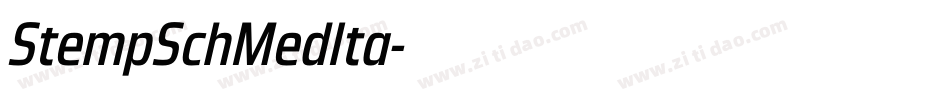 StempSchMedIta字体转换 StempSchMedIta字体转换