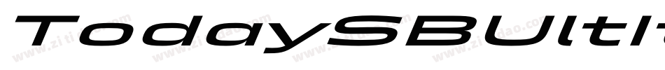 TodaySBUltIta字体转换