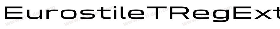 EurostileTRegExt字体转换