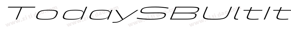 TodaySBUltIta字体转换