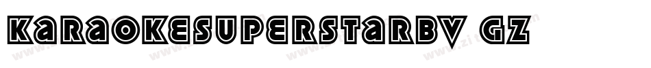 KaraokeSuperstarBv-gZ3字体转换