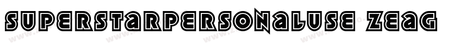 SuperstarPersonalUse-zEaG字体转换