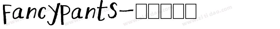 FancyPants字体转换