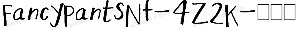 FancyPantsNf-4Z2K字体转换