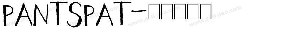 PANTSPAT字体转换