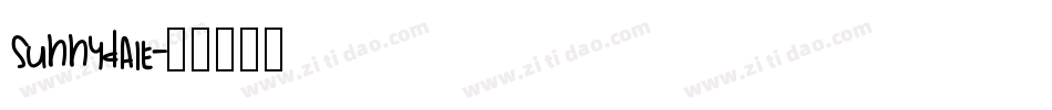 Sunnydale字体转换