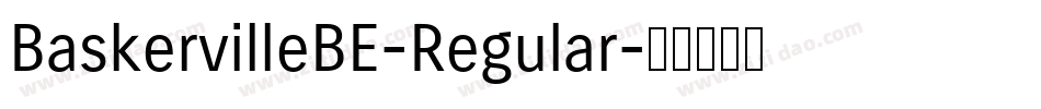 BaskervilleBE-Regular字体转换