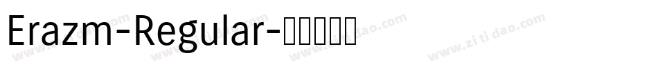Erazm-Regular字体转换