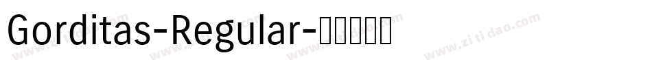Gorditas-Regular字体转换