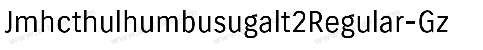 Jmhcthulhumbusugalt2Regular-Gz4P字体转换