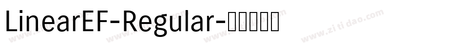 LinearEF-Regular字体转换