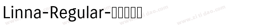Linna-Regular字体转换