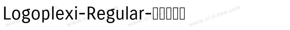 Logoplexi-Regular字体转换