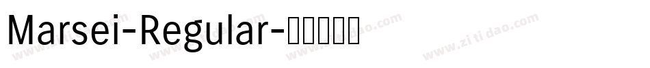 Marsei-Regular字体转换 Marsei-Regular字体转换