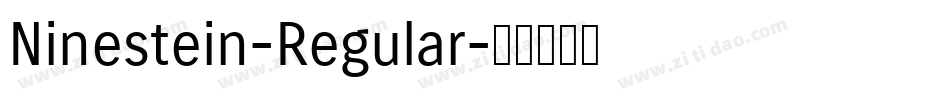 Ninestein-Regular字体转换