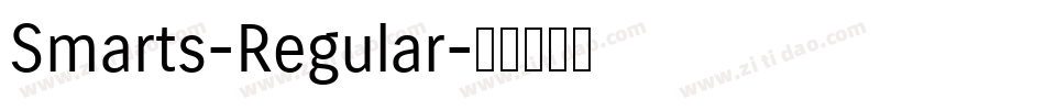 Smarts-Regular字体转换