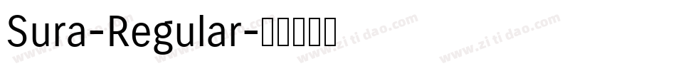 Sura-Regular字体转换 Sura-Regular字体转换