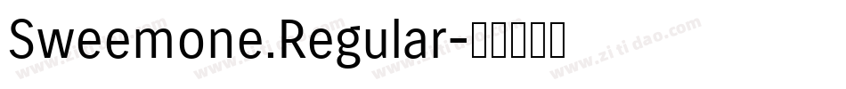 Sweemone.Regular字体转换