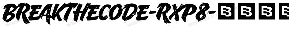 Breakthecode-rXp8字体转换