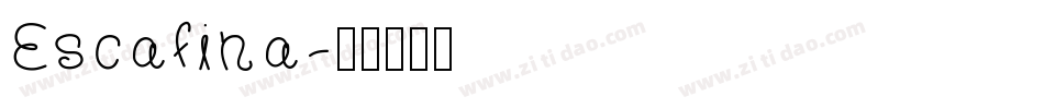 Escafina字体转换