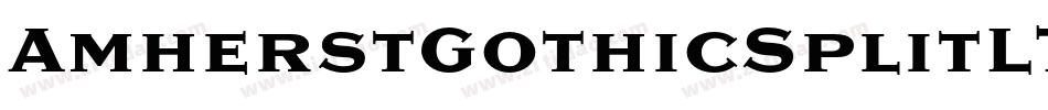 AmherstGothicSplitLTStd-Rg字体转换